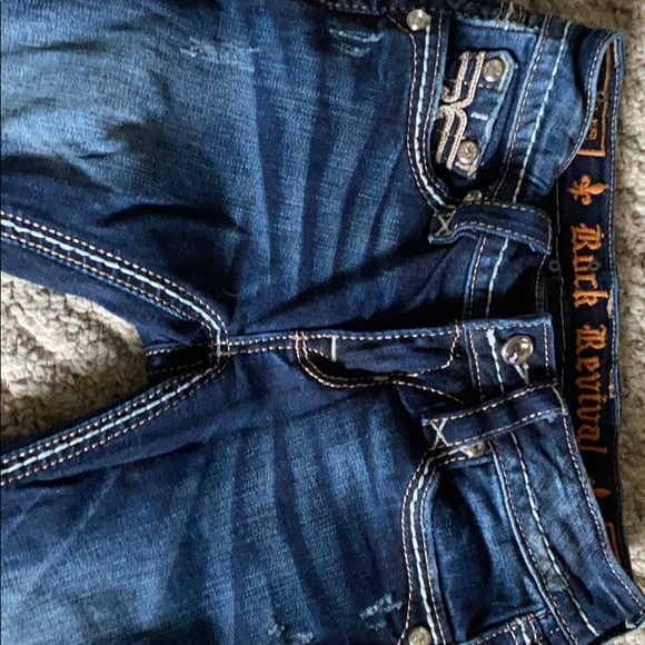 Size 23 Boot cut Rock Revival Jeans. - Picture 2 of 8